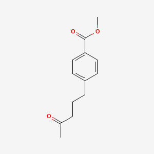 molecular formula C13H16O3 B14343136 Methyl 4-(4-oxopentyl)benzoate CAS No. 103094-70-8