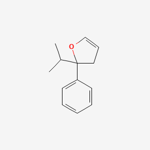 molecular formula C13H16O B14343188 2-Phenyl-2-(propan-2-yl)-2,3-dihydrofuran CAS No. 103624-36-8