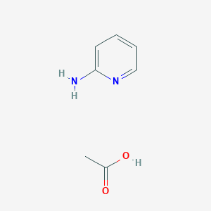molecular formula C7H10N2O2 B14343220 Acetic acid;pyridin-2-amine CAS No. 104613-71-0
