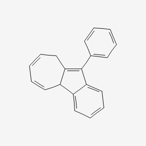 molecular formula C20H16 B14343372 10-Phenyl-4b,9-dihydrobenzo[a]azulene CAS No. 92688-63-6