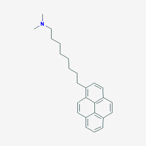 molecular formula C26H31N B14343390 N,N-Dimethyl-8-(pyren-1-yl)octan-1-amine CAS No. 105501-81-3