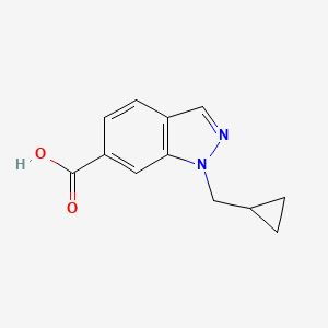 1-(cyclopropylmethyl)-1H-indazole-6-carboxylic acid