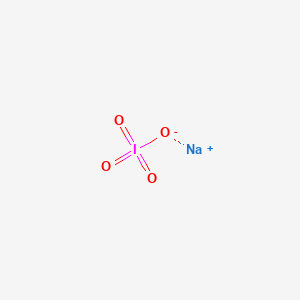 molecular formula NaIO4<br>INaO4 B143435 Sodium periodate CAS No. 7790-28-5