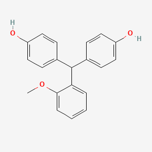 molecular formula C20H18O3 B14343512 4,4'-[(2-Methoxyphenyl)methylene]diphenol CAS No. 102077-86-1