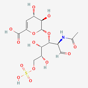 molecular formula C14H21NO14S B1434352 Chondroitin disaccharide deltadi-6S CAS No. 51449-08-2