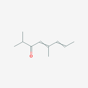 molecular formula C10H16O B14343574 2,5-Dimethylocta-4,6-dien-3-one CAS No. 93626-97-2