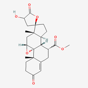 molecular formula C24H30O7 B1434359 21-Hydroxyeplerenone CAS No. 334678-67-0