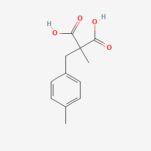 molecular formula C12H14O4 B14343597 Propanedioic acid, methyl[(4-methylphenyl)methyl]- CAS No. 105984-59-6