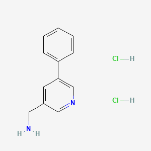 (5-Phenylpyridin-3-yl)methanamine dihydrochloride