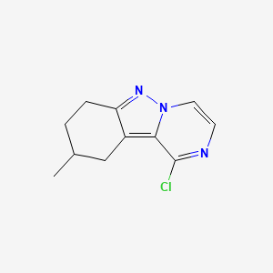 1-Chloro-9-methyl-7,8,9,10-tetrahydropyrazino[1,2-b]indazole