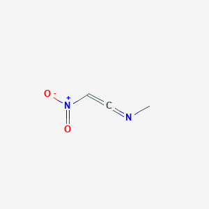 molecular formula C3H4N2O2 B14343633 N-Methyl-2-nitroethen-1-imine CAS No. 93969-14-3