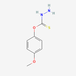 molecular formula C8H10N2O2S B14343649 O-(4-Methoxyphenyl) hydrazinecarbothioate CAS No. 94295-73-5