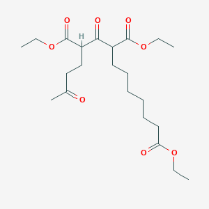 molecular formula C22H36O8 B14343726 Triethyl 8,12-dioxotridecane-1,7,9-tricarboxylate CAS No. 92459-21-7
