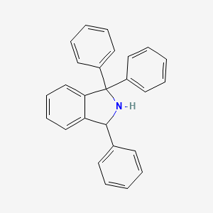 molecular formula C26H21N B14343764 1,1,3-Triphenyl-2,3-dihydro-1H-isoindole CAS No. 104134-81-8