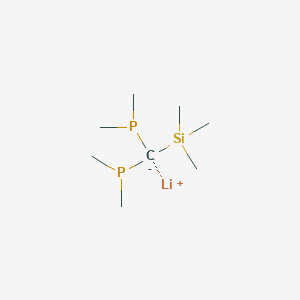 molecular formula C8H21LiP2Si B14343851 Lithium bis(dimethylphosphanyl)(trimethylsilyl)methanide CAS No. 102493-28-7