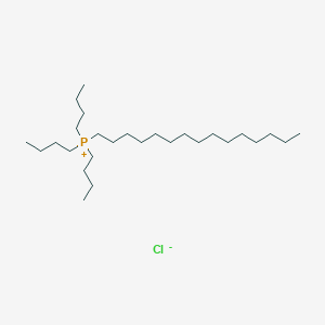molecular formula C27H58ClP B14343913 Tributyl(pentadecyl)phosphanium chloride CAS No. 103147-24-6
