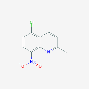 molecular formula C10H7ClN2O2 B14343945 5-Chloro-2-methyl-8-nitroquinoline CAS No. 102653-54-3