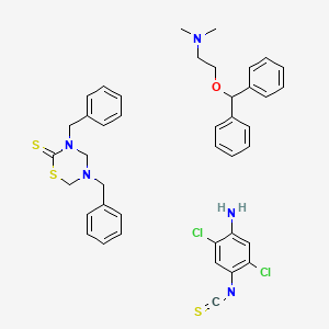 molecular formula C41H43Cl2N5OS3 B14344004 Dampa D CAS No. 101052-67-9