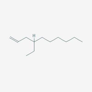 molecular formula C12H24 B14344009 1-Decene, 4-ethyl CAS No. 104256-06-6