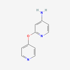 molecular formula C10H9N3O B1434429 2-(Pyridin-4-yloxy)pyridin-4-amine CAS No. 1934632-49-1