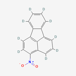 molecular formula C16H9NO2 B1434435 3-Nitrofluoranthene-D9 CAS No. 350820-11-0