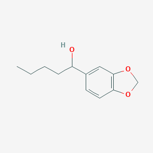 molecular formula C12H16O3 B143444 1-(1,3-Benzodioxol-5-yl)pentan-1-ol CAS No. 5422-01-5