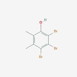 molecular formula C8H7Br3O B14344448 2,3,4-Tribromo-5,6-dimethylphenol CAS No. 96089-09-7