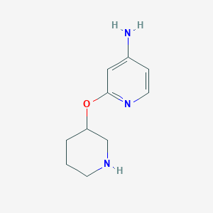 2-(Piperidin-3-yloxy)pyridin-4-amine