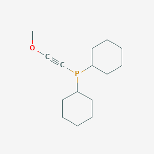 molecular formula C15H25OP B14344481 Dicyclohexyl(methoxyethynyl)phosphane CAS No. 95111-94-7