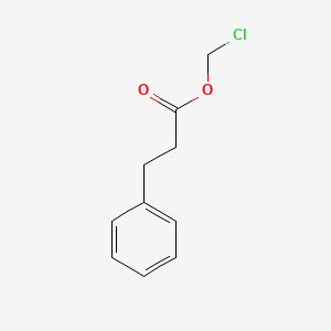 molecular formula C10H11ClO2 B14344491 Chloromethyl 3-phenylpropanoate CAS No. 104822-00-6