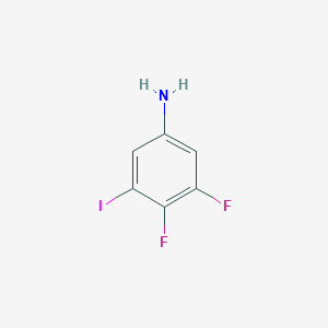 B1434482 3,4-Difluoro-5-iodobenzenamine CAS No. 1806292-41-0