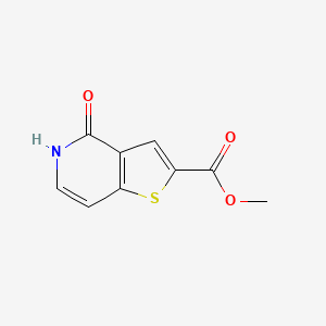 molecular formula C9H7NO3S B1434491 4-Oxo-4,5-Dihydro-thieno[3,2-c]pyridine-2-carboxylic acid methyl ester CAS No. 1360965-52-1