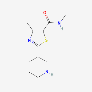 N,4-dimethyl-2-(piperidin-3-yl)thiazole-5-carboxamide