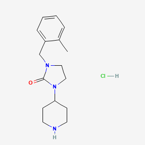 1-(2-Methyl-benzyl)-3-piperidin-4-yl-imidazolidin-2-one Hydrochloride