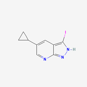 5-Cyclopropyl-3-iodo-1H-pyrazolo[3,4-b]pyridine