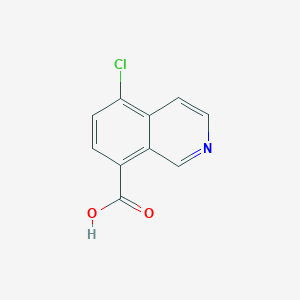 molecular formula C10H6ClNO2 B1434547 5-Chloroisoquinoline-8-carboxylic acid CAS No. 1935127-38-0