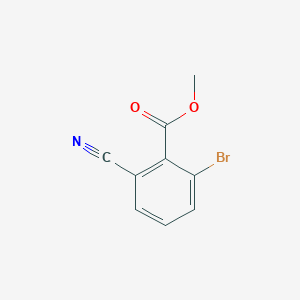 molecular formula C9H6BrNO2 B1434549 Methyl 2-bromo-6-cyanobenzoate CAS No. 1261840-54-3