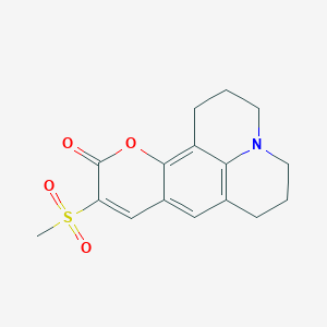 molecular formula C16H17NO4S B1434558 Coumarin 498 CAS No. 87331-48-4
