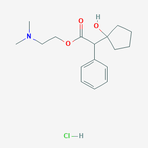 molecular formula C17H26ClNO3 B143456 Cyclopentolate Hydrochloride CAS No. 5870-29-1