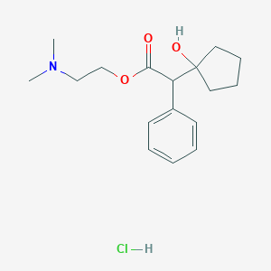 molecular formula C17H26ClNO3 B143456 Cyclopentolate hydrochloride CAS No. 5870-29-1