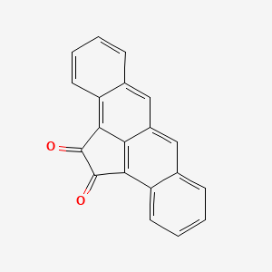 molecular formula C20H10O2 B1434565 环戊[fg]并四苯-1,2-二酮 CAS No. 1334510-66-5