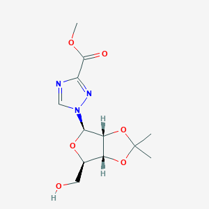 1-[2,3-O-Isopropylidene-|A-D-ribofuranosyl]-1,2,4-triazole-3-carboxylic Acid Methyl Ester