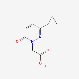 2-(3-cyclopropyl-6-oxopyridazin-1(6H)-yl)acetic acid