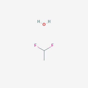 molecular formula C2H6F2O B14345998 Ethane, 1,1-difluoro-, hydrate CAS No. 92533-01-2