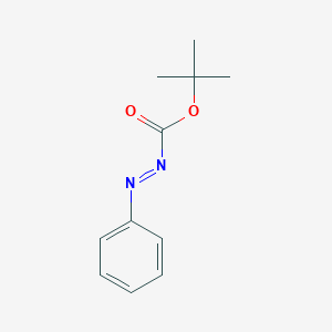 molecular formula C11H14N2O2 B14346001 Diazenecarboxylic acid, phenyl-, 1,1-dimethylethyl ester CAS No. 92491-22-0