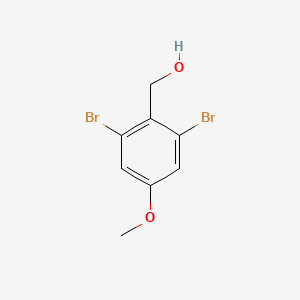 molecular formula C8H8Br2O2 B1434606 (2,6-Dibromo-4-methoxyphenyl)methanol CAS No. 1643918-95-9