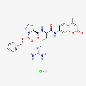molecular formula C29H35ClN6O6 B1434609 Z-Pro-Arg-AMC HCl CAS No. 70375-23-4