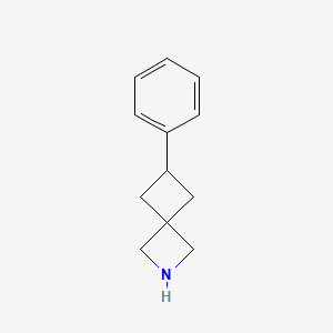 molecular formula C12H15N B1434620 6-Phenyl-2-azaspiro[3.3]heptane CAS No. 1774896-02-4