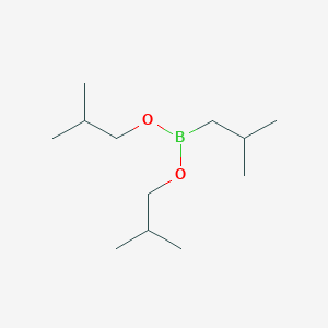 molecular formula C12H27BO2 B14346214 Boronic acid, (2-methylpropyl)-, bis(2-methylpropyl) ester CAS No. 95093-83-7