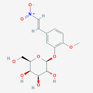 [2-Methoxy-4-(2-nitrovinyl)phenyl] b-D-galactopyranoside